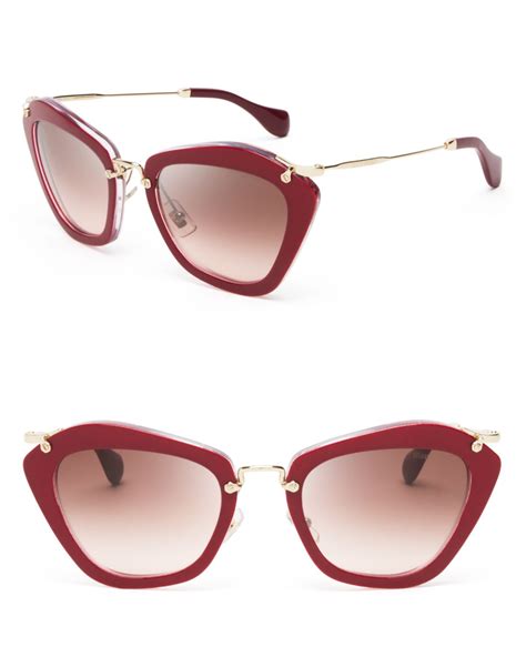 miu miu red glitter sunglasses|miu miu glasses.